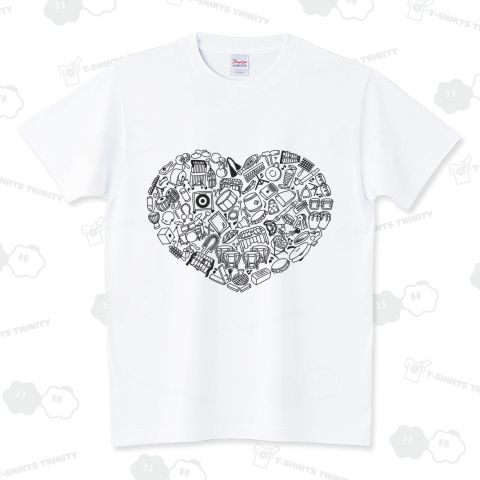 パーカッションハート スタンダードTシャツ(5.6オンス)