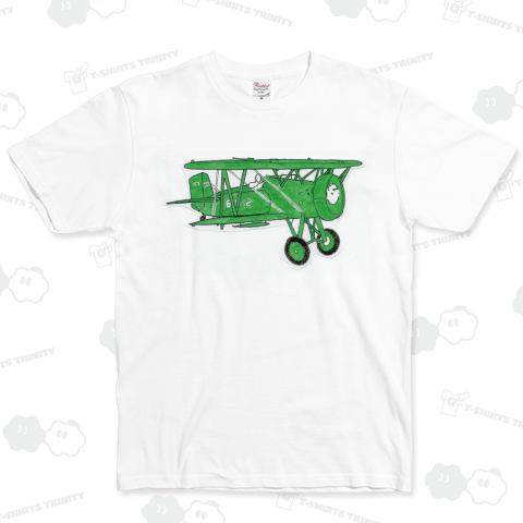 パーマネントグリーンミドルな複葉機