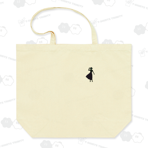 シルエット 春一番を受けるバニーガールズのレニーちゃん