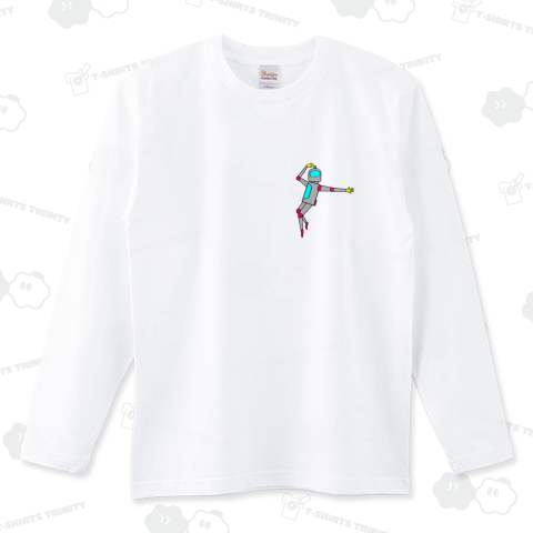 ヒップホップダンスのポーズをきめるロボ テル