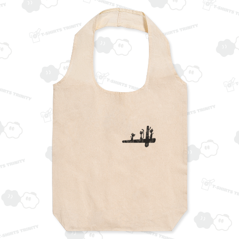 シルエット 3匹の黒猫