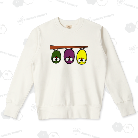 ぶら下がる三羽のふくろう