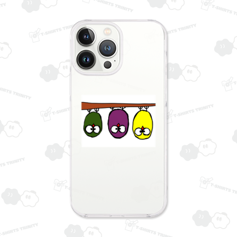 ぶら下がる三羽のふくろう