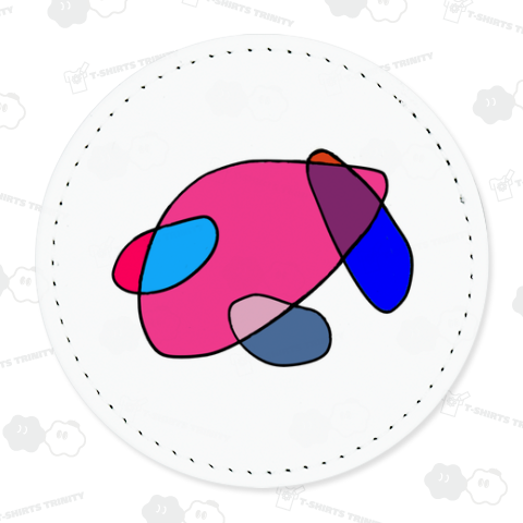 曲線に囲まれた平面に交錯する