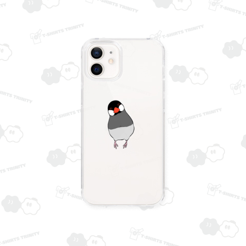 推し鳥シリーズ「桜文鳥」(文字なし)