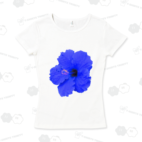 ブルーハイビスカス（フライスTシャツ）|デザインTシャツ通販【T