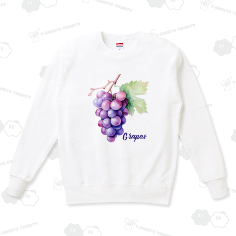 グレープ(かわいい水彩イラスト)