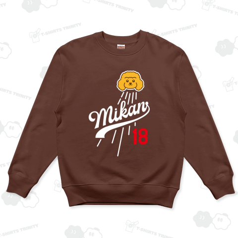 みかん【パロディー商品】顔イラスト・文字白&赤