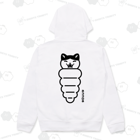 【背面プリント】ネココロネ・はちわれ(文字黒)