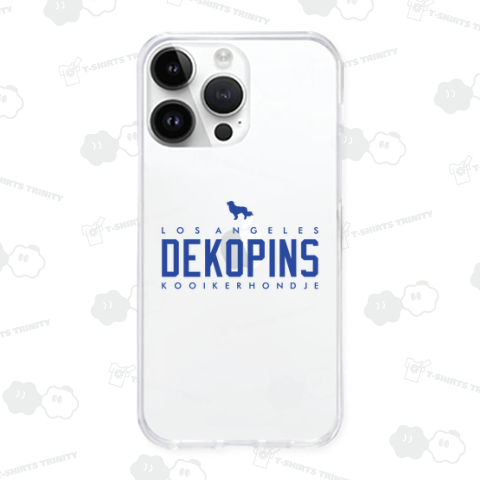 デコピンズ【パロディー商品】文字ブルー