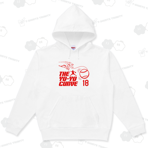 ザ・ヨーヨーカーブ【パロディー商品】(野球デザイン)文字レッド