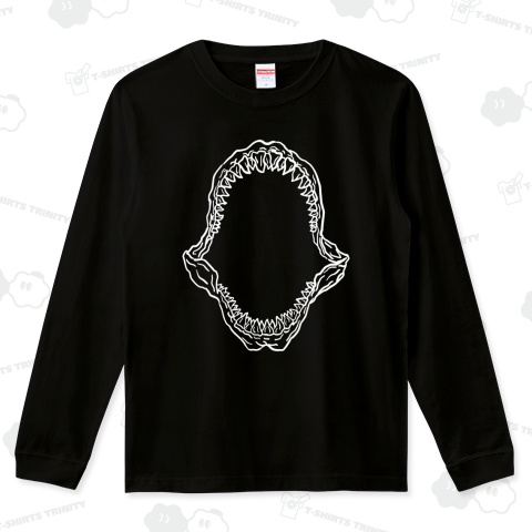 サメの顎(ラインアート)