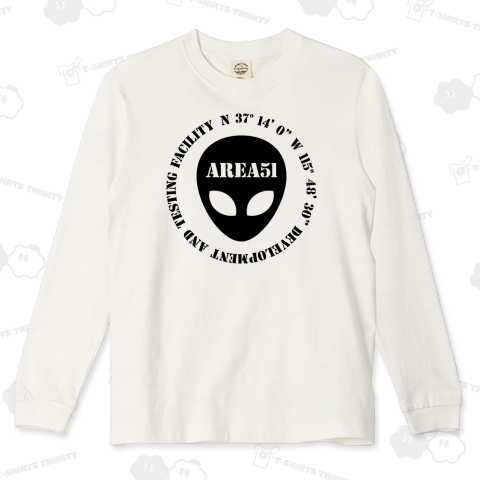 エリア51(開発・試験施設)文字黒・エイリアン・UFO・宇宙人