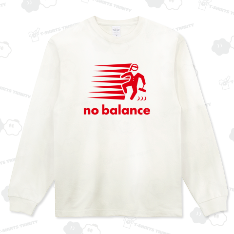 ノーバランス(酔っ払い・酒・ビール)【パロディー商品】文字レッド