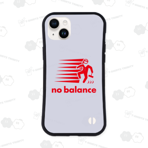 ノーバランス(酔っ払い・酒・ビール)【パロディー商品】文字レッド