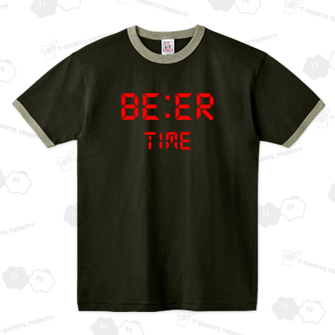 BEER TIME【ビールの時間】文字レッド