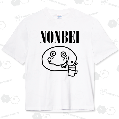 のんべい(NONBEI)【パロディー商品】文字黒・ビール・酒