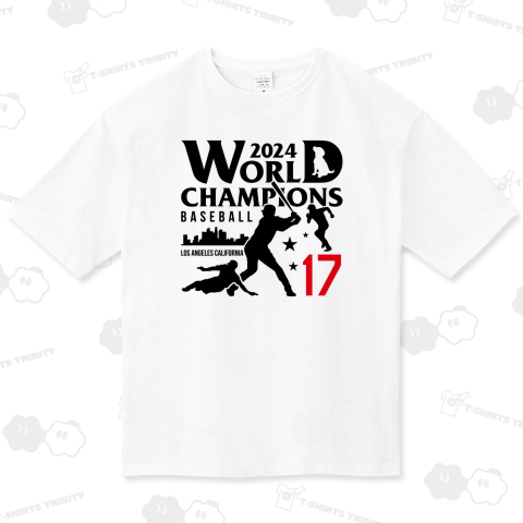 ワールドチャンピオンズ2024 BASEBALL(デコピン・文字黒)【パロディー商品】野球デザイン