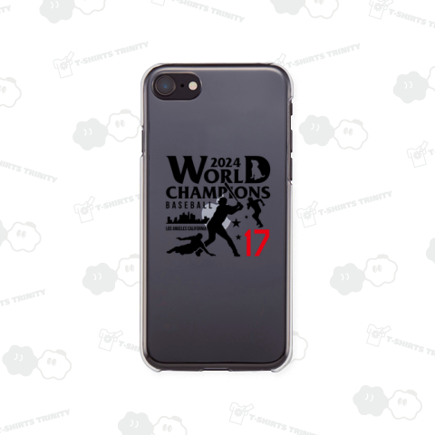 ワールドチャンピオンズ2024 BASEBALL(デコピン・文字黒)【パロディー商品】野球デザイン