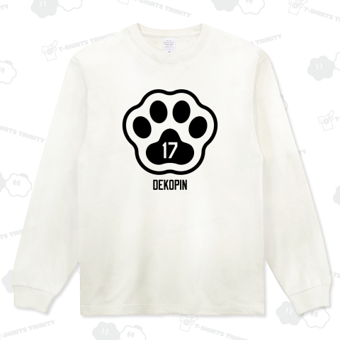 デコピン肉球【パロディー商品】文字黒・野球デザイン