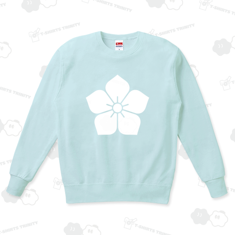 桔梗(ききょう)・明智光秀【家紋デザイン】カラー白