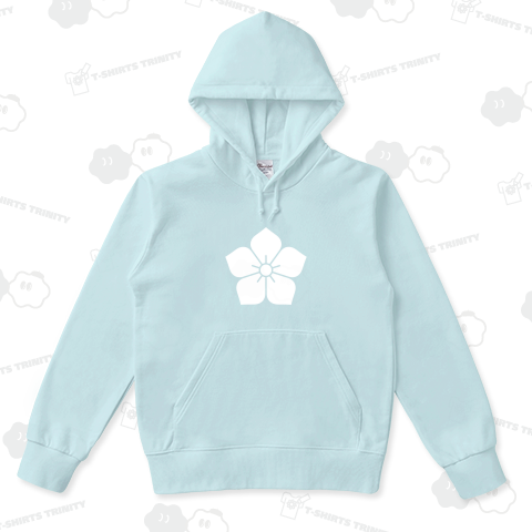 桔梗(ききょう)・明智光秀【家紋デザイン】カラー白