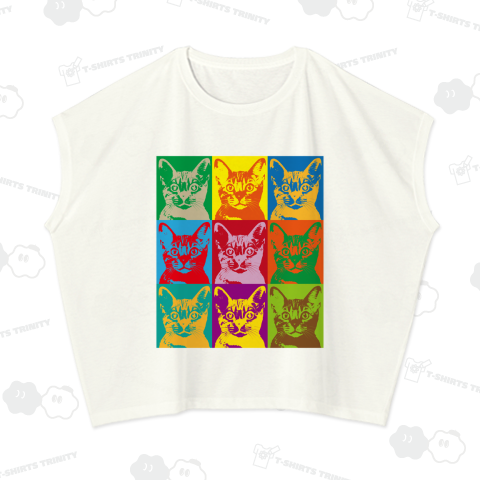 ポップアート猫【パロディー商品】