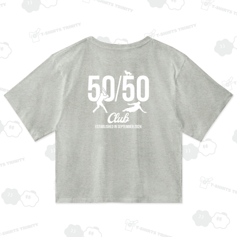 【背面】50-50クラブ(デコピン付き)【パロディー商品】文字白