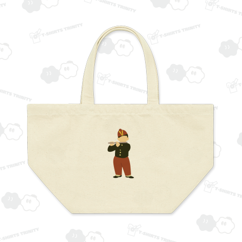 笛を吹く少年(マネ)【名画パロディー・イラスト】