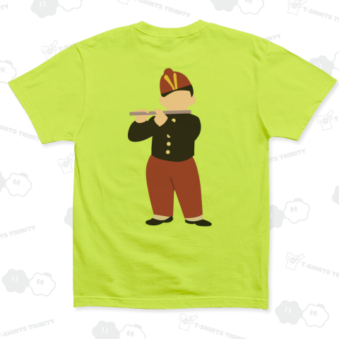 【背面】笛を吹く少年(マネ)【名画パロディー・イラスト】