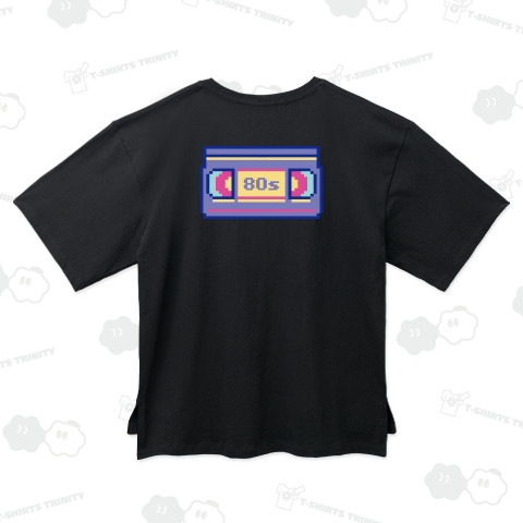 【背面】80sビデオテープ【かわいいドット絵・8bit・ピクセル】