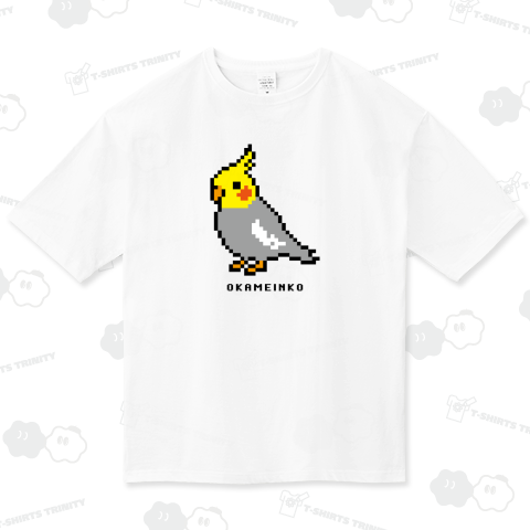 オカメインコ【かわいいドット絵・8bit・ピクセル】