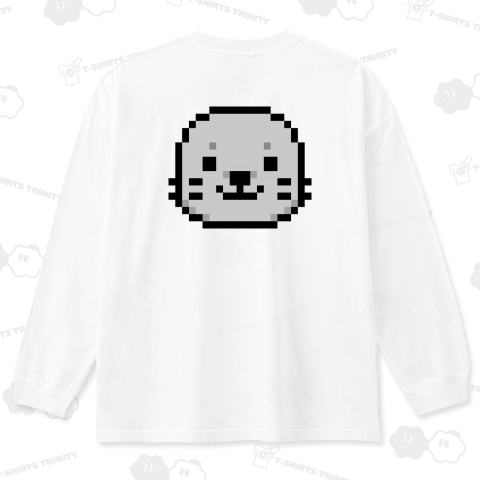 【背面】アザラシ【かわいいドット絵・8bit・ピクセル】