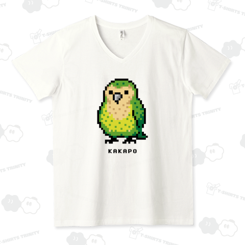 カカポ(フクロウオウム)【かわいいドット絵・8bit・ピクセル】