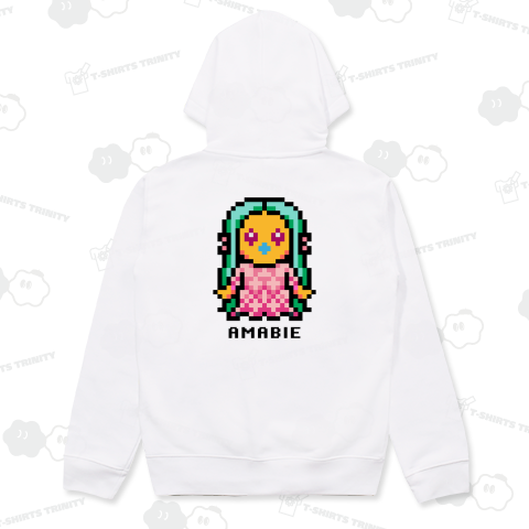 【背面】アマビエ(カラフルカラー2)【かわいいドット絵・8bit・ピクセル】