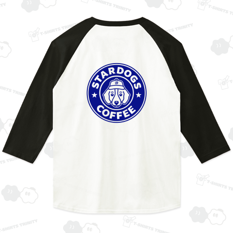 【背面】デコピン(スタードッグスコーヒー)【パロディー商品】文字ブルー