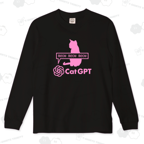 Cat GPT(キャットGPT)【パロディー商品】文字ピンク
