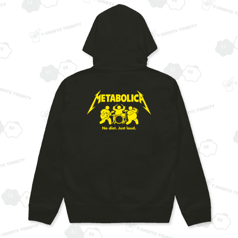 【背面】メタボリカ【ロック・パロディー】文字イエロー