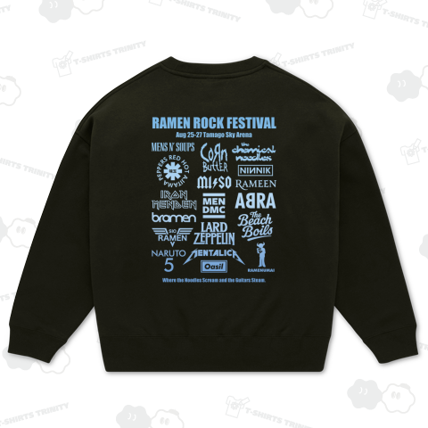 【背面】ラーメンロックフェスティバル【パロディー商品】ブルーグラデ