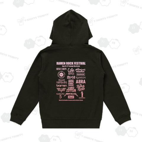 【背面】ラーメンロックフェスティバル【パロディー商品】ピンクグラデ