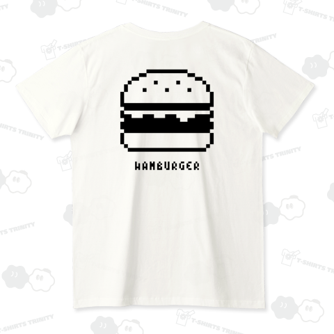 【背面】ハンバーガー【シンプルドット絵】
