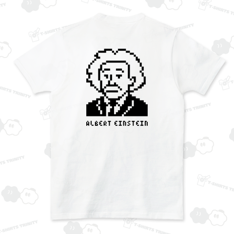 【背面】アインシュタイン【シンプルドット絵】