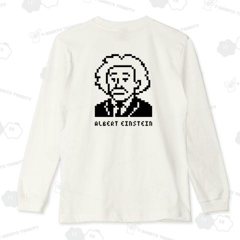 【背面】アインシュタイン【シンプルドット絵】