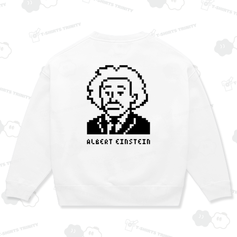 【背面】アインシュタイン【シンプルドット絵】