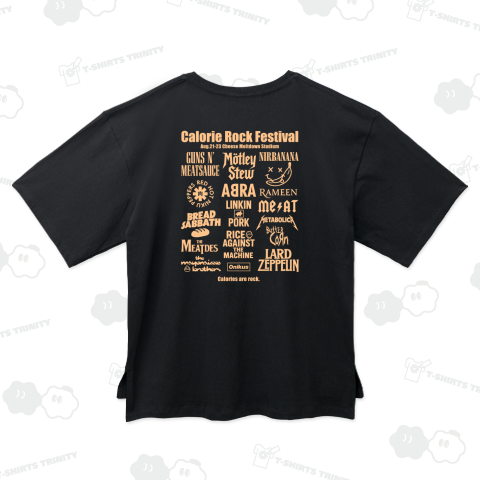 【背面】カロリーロックフェスティバル【パロディー商品】文字アプリコット