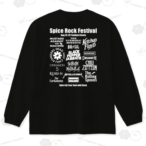 【背面】スパイスロックフェスティバル【パロディー商品】文字白