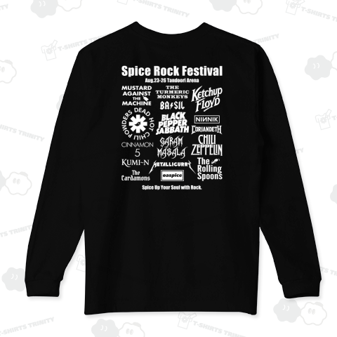 【背面】スパイスロックフェスティバル【パロディー商品】文字白
