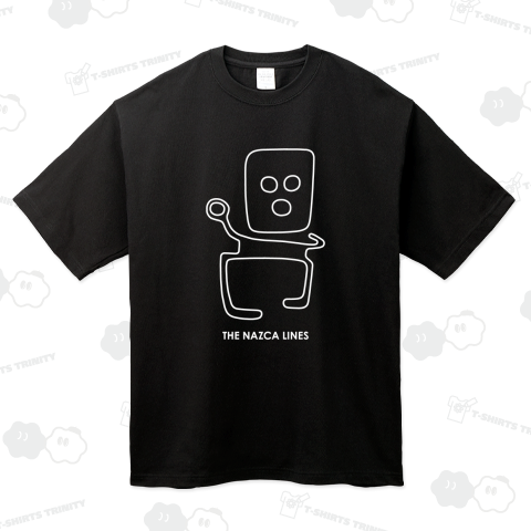 人間【ナスカの地上絵】(新発見)文字白