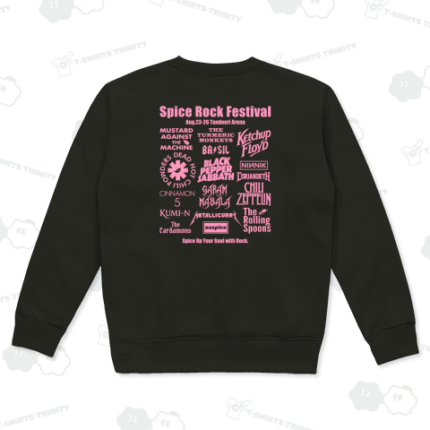 【背面】スパイスロックフェスティバル【パロディー商品】文字ピンク