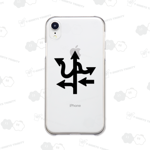 おもしろ矢印標識04(矢印黒)【マニアックデザイン】